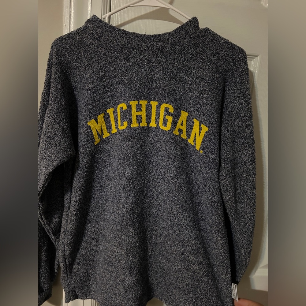 Woolly threads michigan crewneck